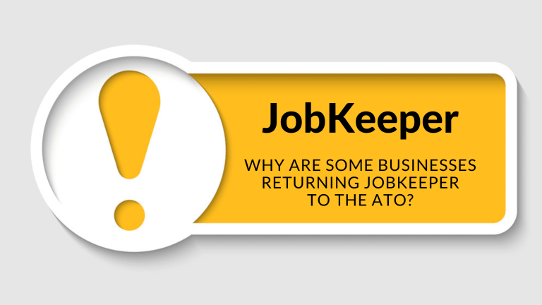Why are some businesses returning JobKeeper to the ATO?